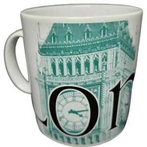 Starbucks Coffee Mug Vintage 1994 City Mug Collector Series LONDON Big Ben 20 oz